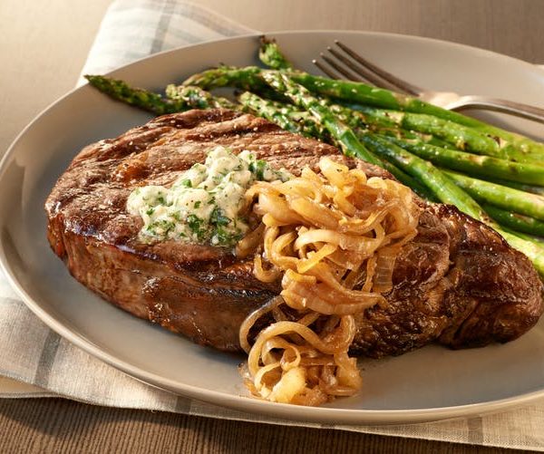 Salted Ribeye Steak