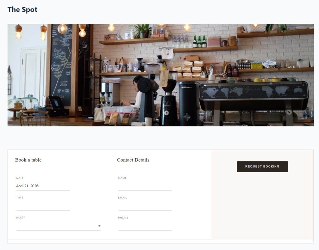 Best restaurant booking systems for cafes
