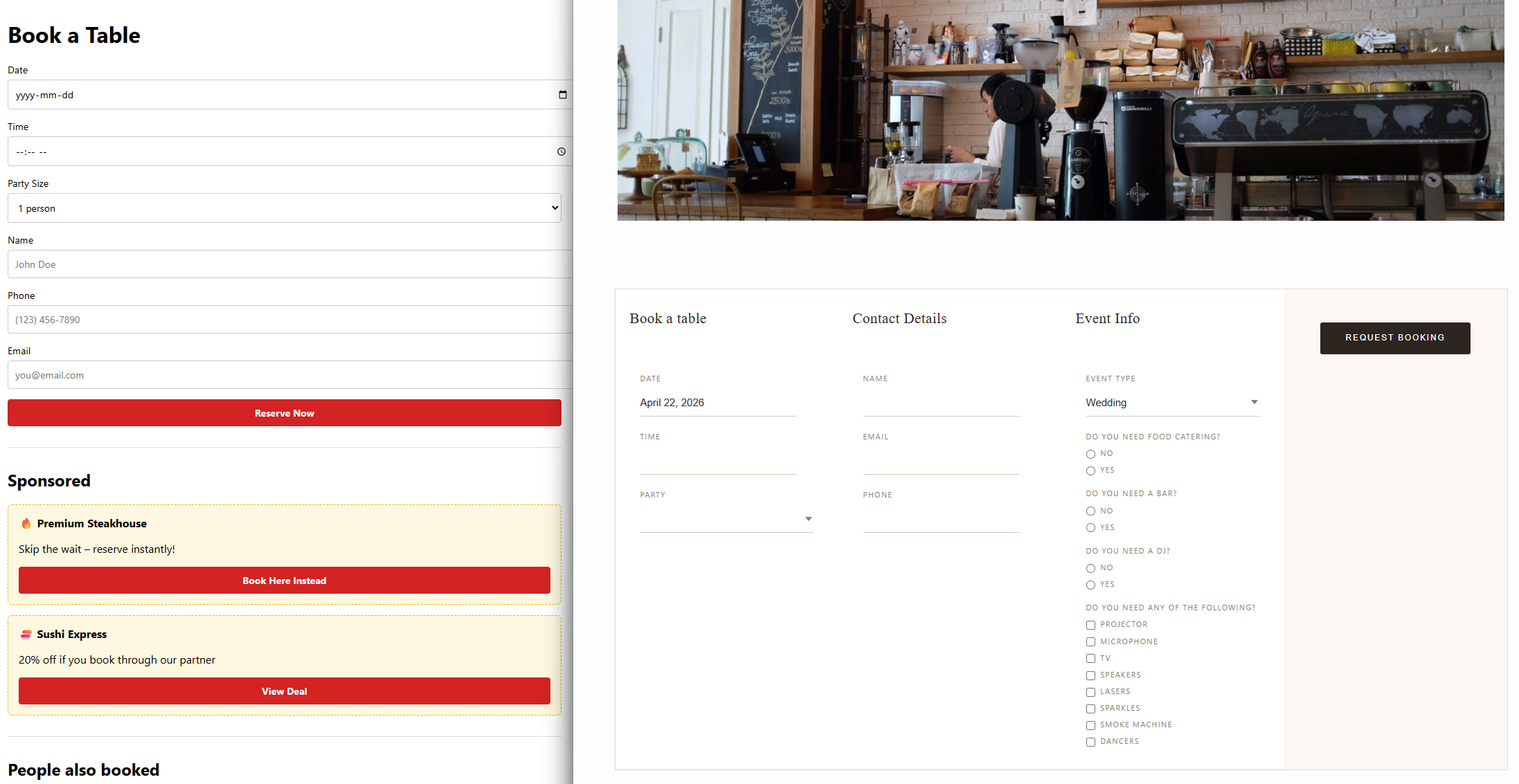 Best free restaurant reservation plugins