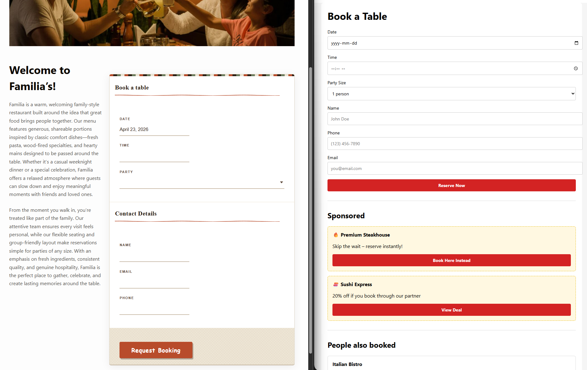 Best reservation tools for restaurant websites