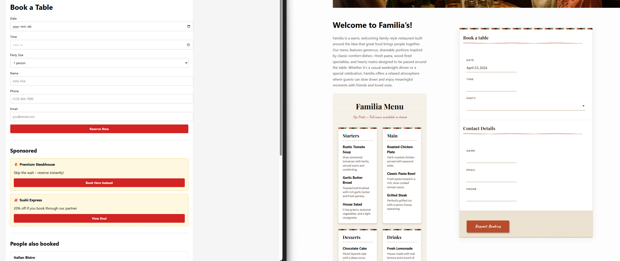 Five Star Reservations vs OpenTable
