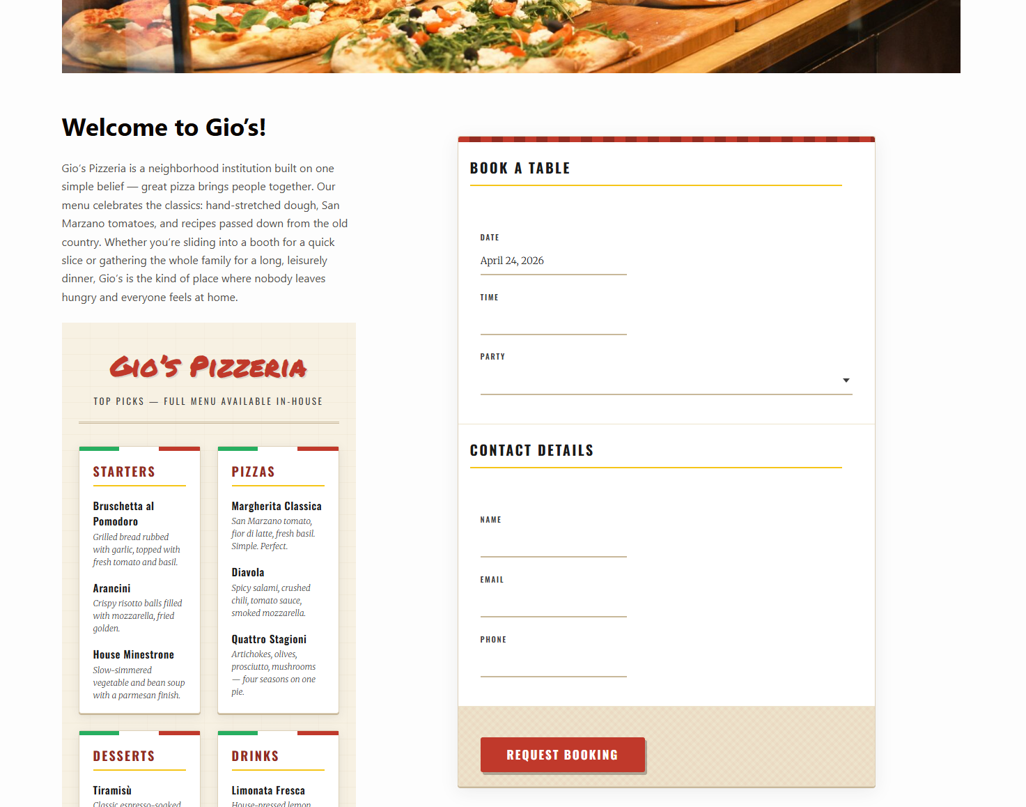 GloriaFood vs WordPress reservation plugins