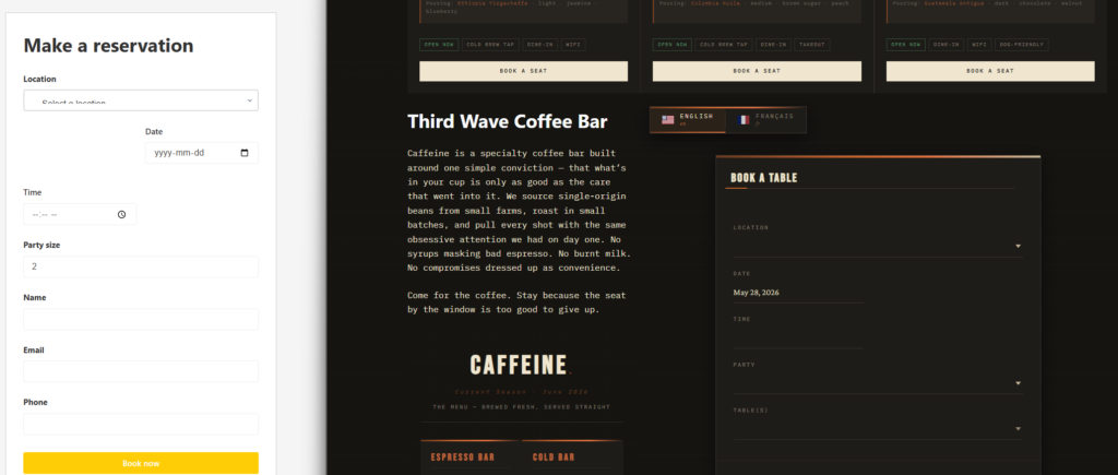 How to build a WordPress restaurant booking portal
