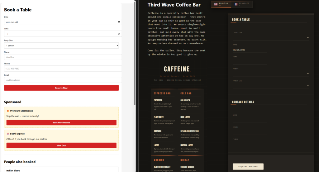 How to accept reservations directly from WordPress
