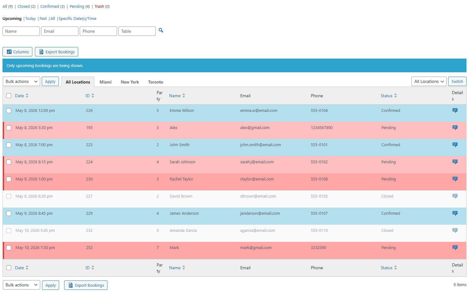 Alternative to WP Restaurant Manager reservations