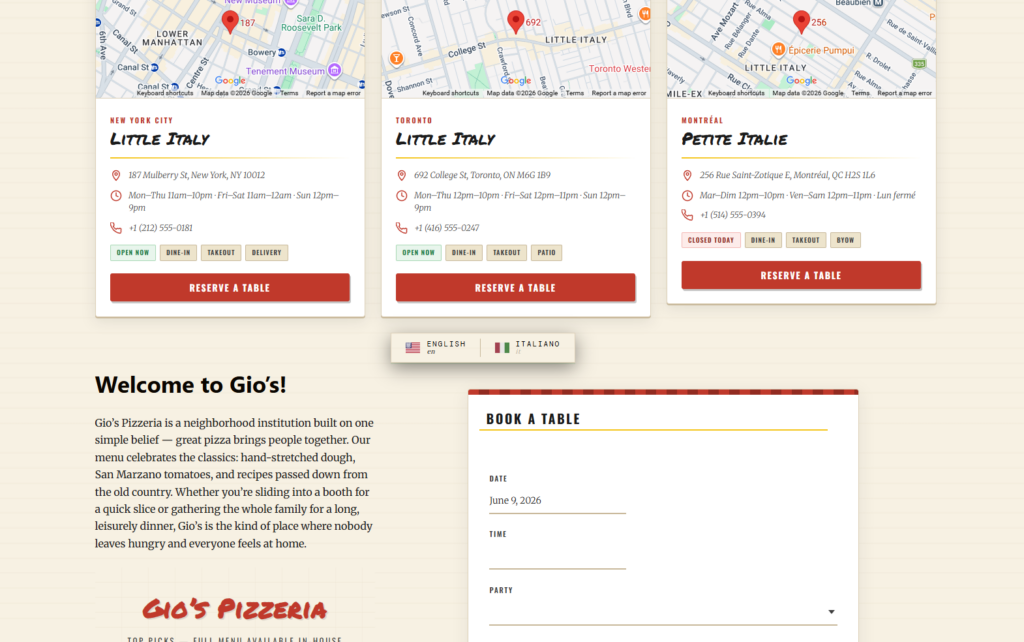 How to add restaurant booking widgets