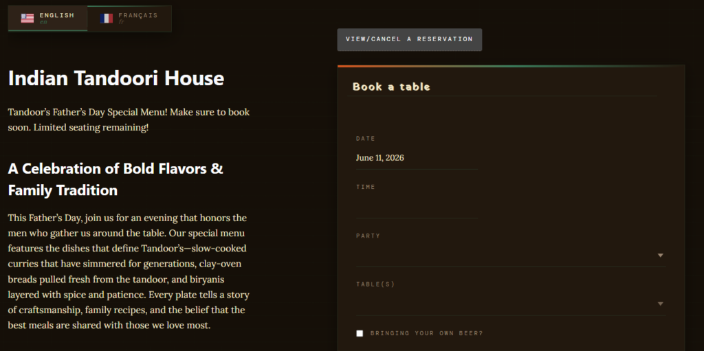 How to manage holiday reservations online