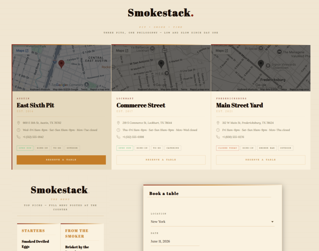 Restaurant reservation plugin for online food ordering websites