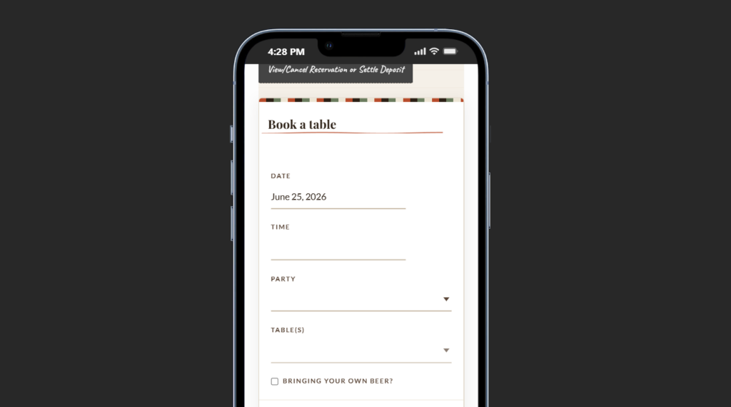 How to manage reservations from mobile devices