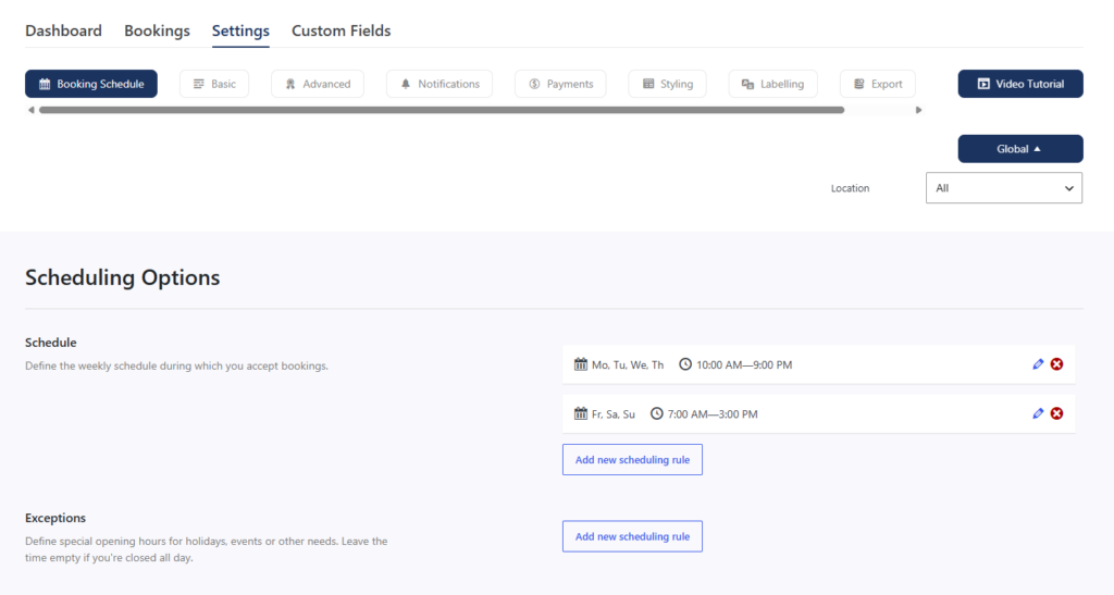How to create a table reservation system