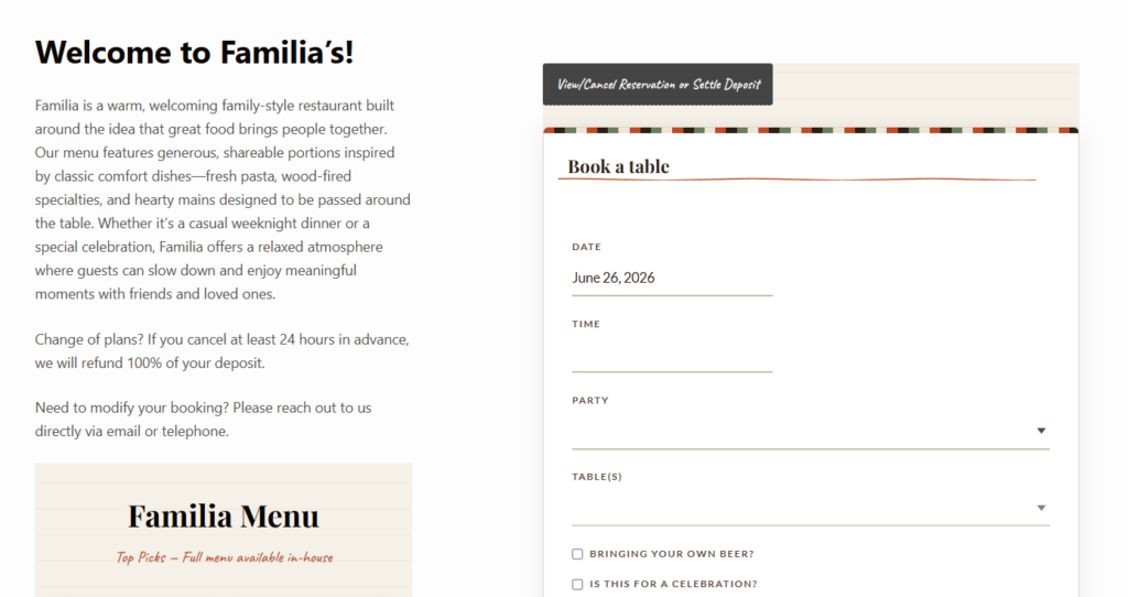 How to create VIP restaurant reservations