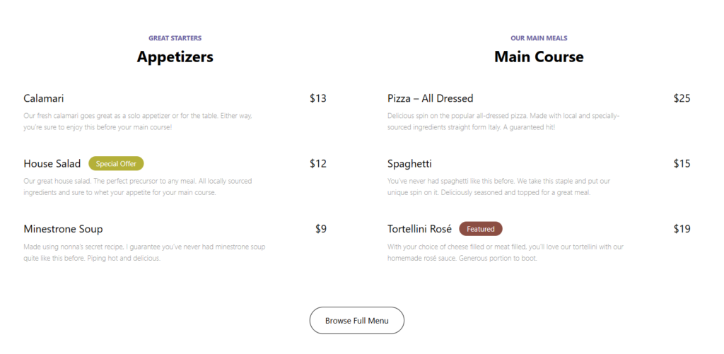 Best WordPress restaurant menu plugins