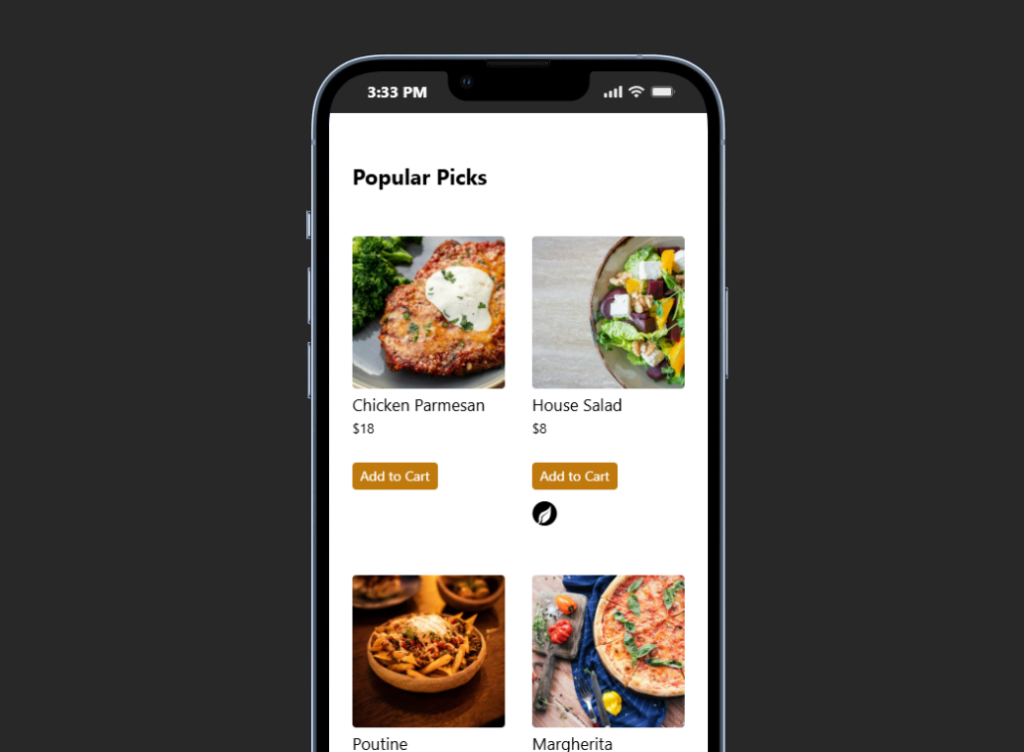 Restaurant menu plugin for food trucks