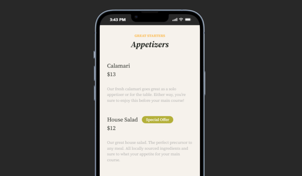 Restaurant menu plugin alternatives